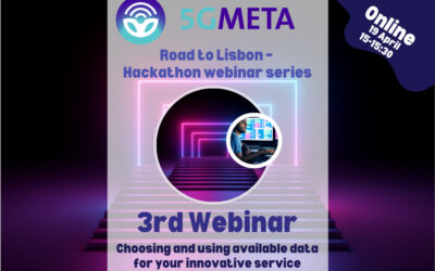 ROAD TO LISBON: 5GMETA Hackathon webinar – #3 Choosing and using available data for your innovative service